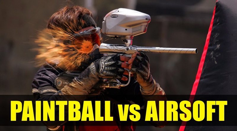 Paintball vs Airsoft vs Ecombat